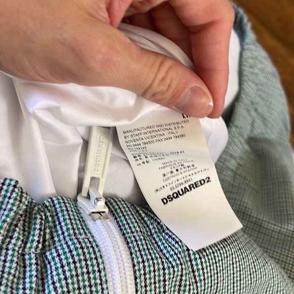 NEW DSQUARED2 Spring 2019 colorblock sports-jacket - Picture 11 of 11